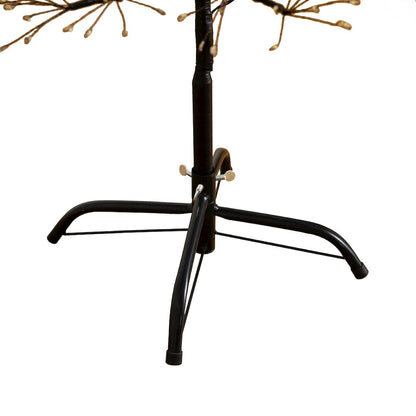 4ft. Pre-Lit Artificial Halloween Black Starburst Tree with 800 Fairy LED Lights
