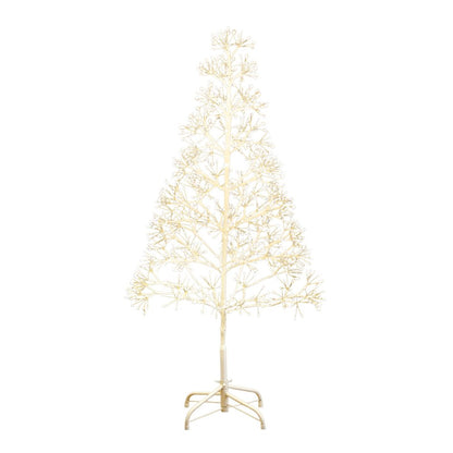 4ft. Pre-Lit Artificial White Starburst Tree with 800 Fairy LED Lights