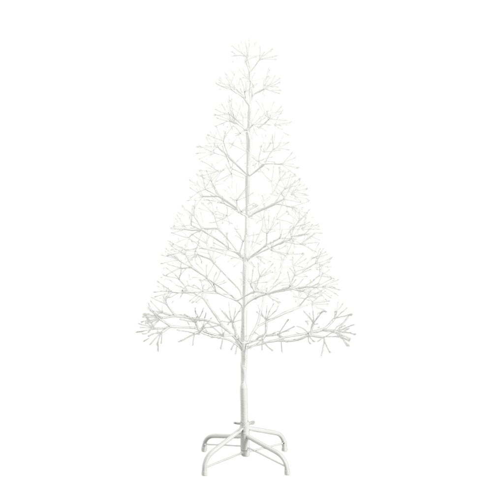 4ft. Pre-Lit Artificial White Starburst Tree with 800 Fairy LED Lights
