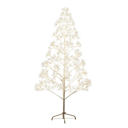 6ft. Pre-Lit Artificial White Starburst Tree with 1680 Fairy LED Lights