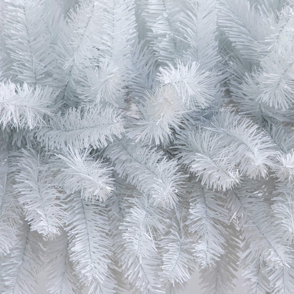8ft. Artificial Holiday White Christmas Pine Archway