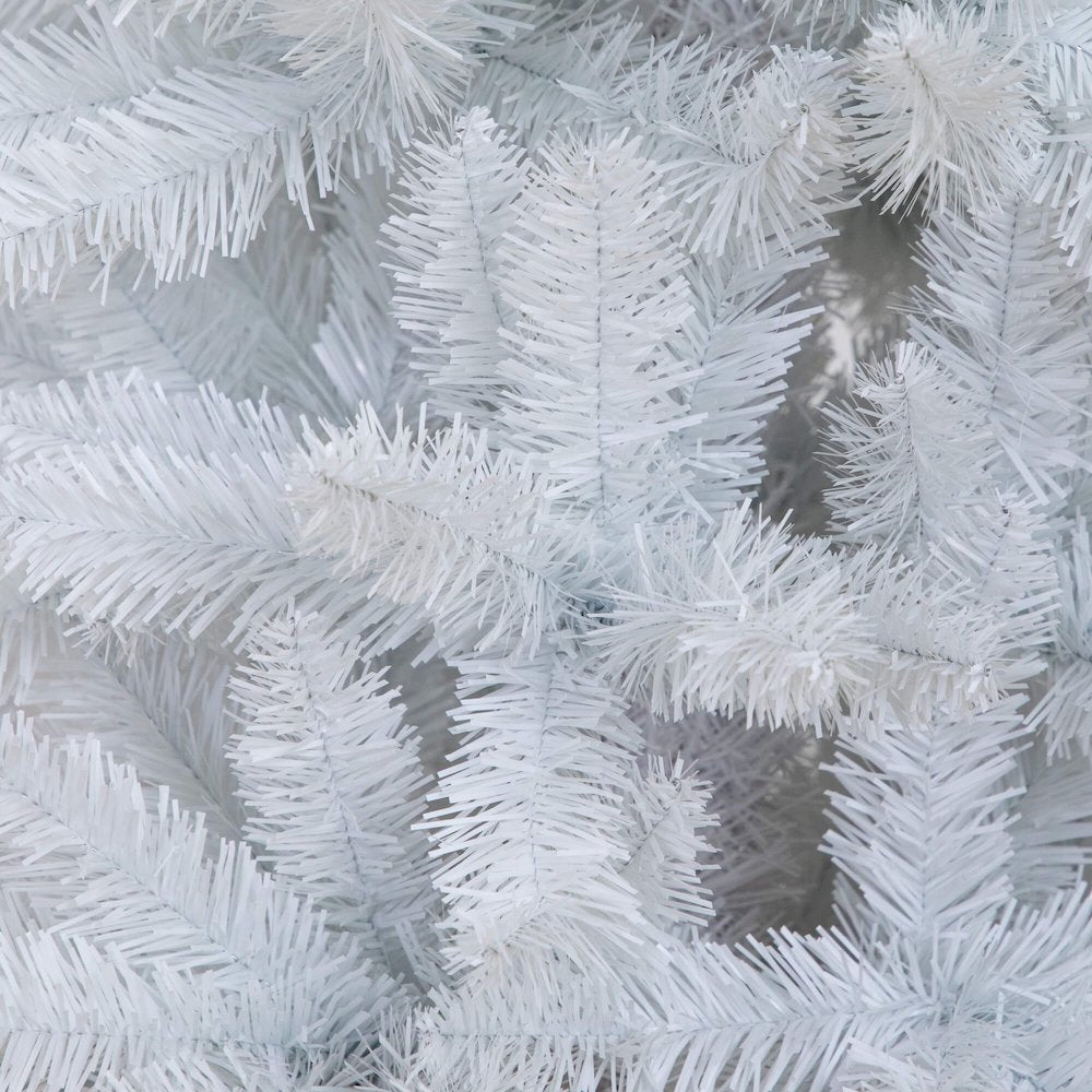 8ft. Artificial Holiday White Christmas Pine Archway