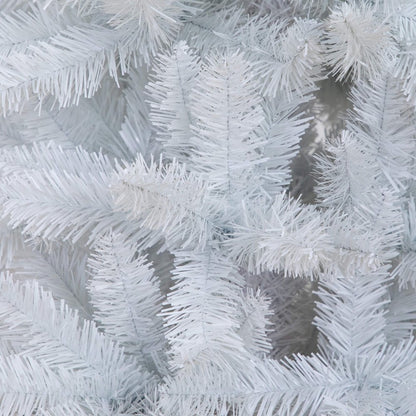 8ft. Artificial Holiday White Christmas Pine Archway