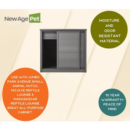 New Age Pet® ECOFLEX® 30" Versa Multi-Purpose Cabinet Stand - Grey