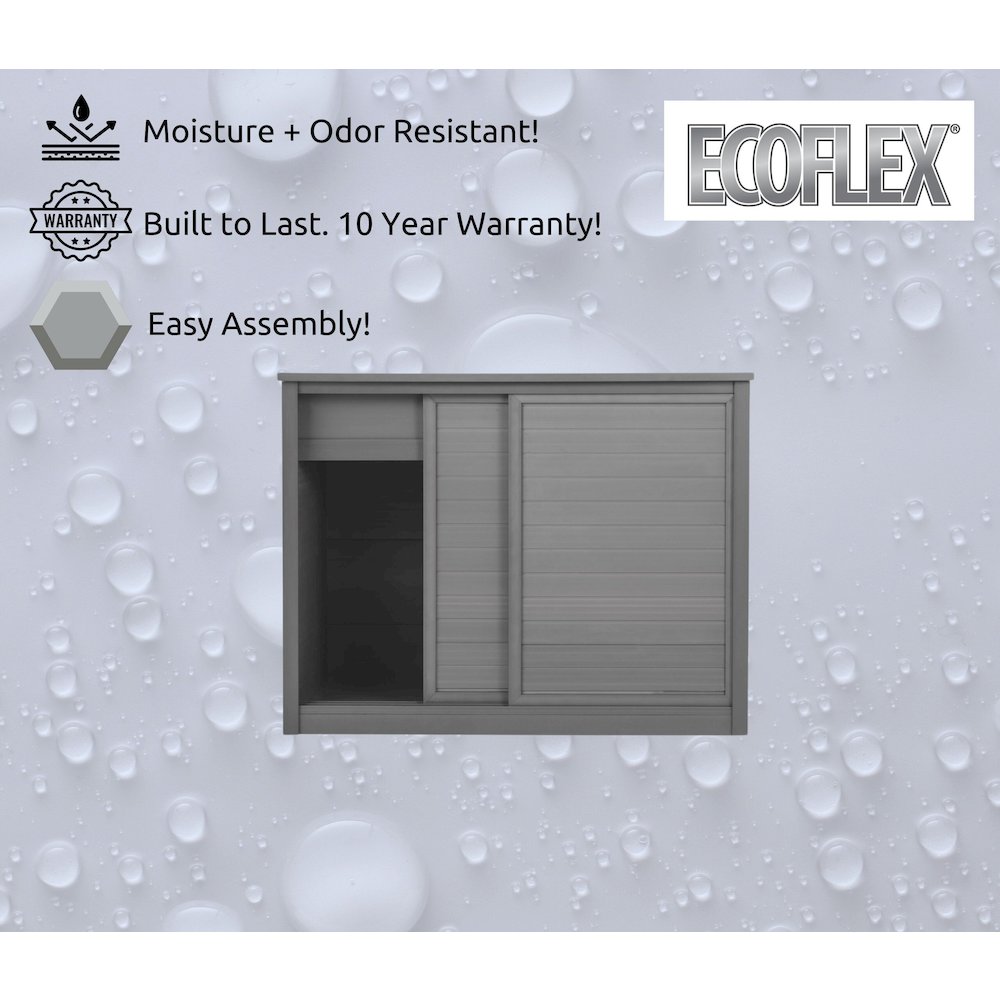New Age Pet® ECOFLEX® 36" Versa Multi-Purpose Cabinet Stand - Grey