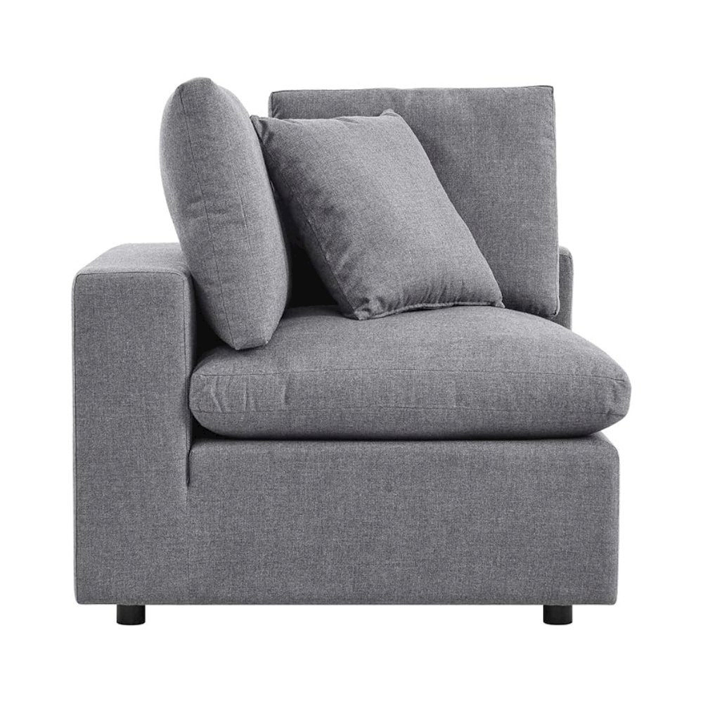 Outdoor Patio Corner Chair With Plush Cushion And Durable Frame