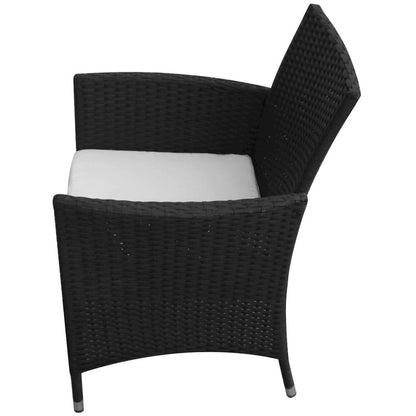 Garden Furniture Set Black