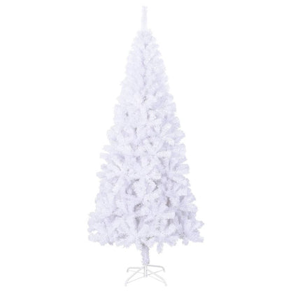 Artificial Christmas Tree White PVC, Steel 94.5 in