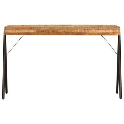 Writing Table Natural wood Solid mango wood, Steel Medium