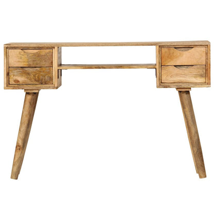 Writing Desk Varies by piece Solid mango wood 45.3 x 18.5 x 29.9 in