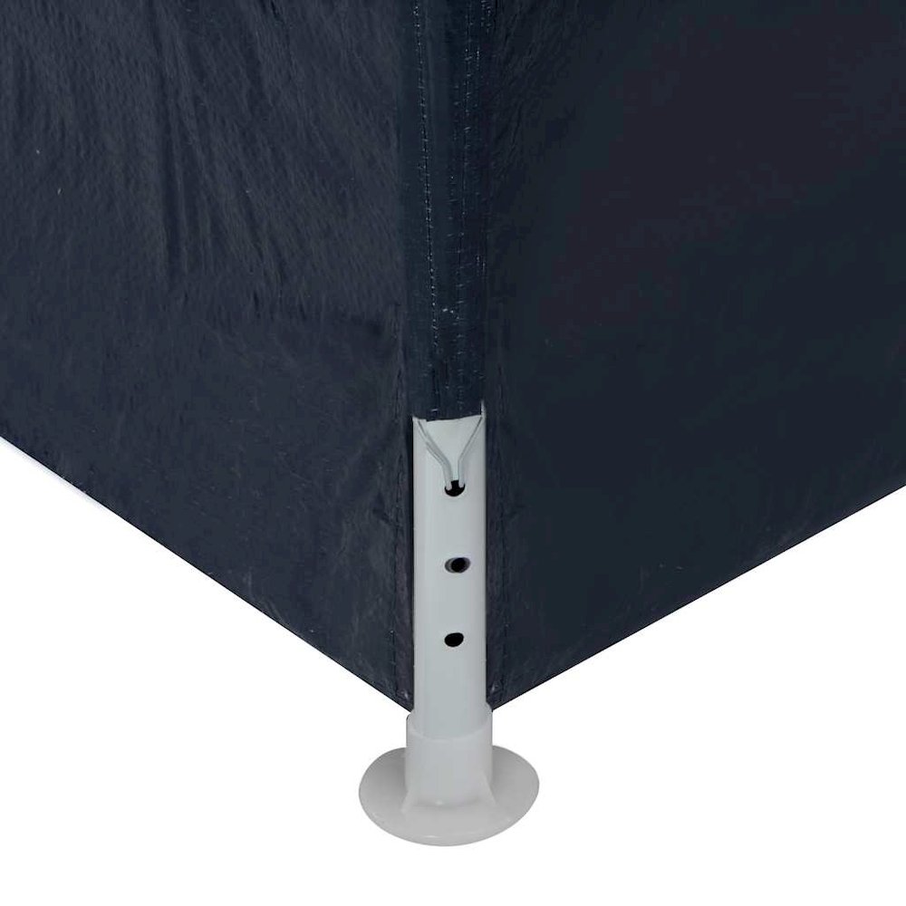 Party Tent Blue Polyethylene roof and side panels