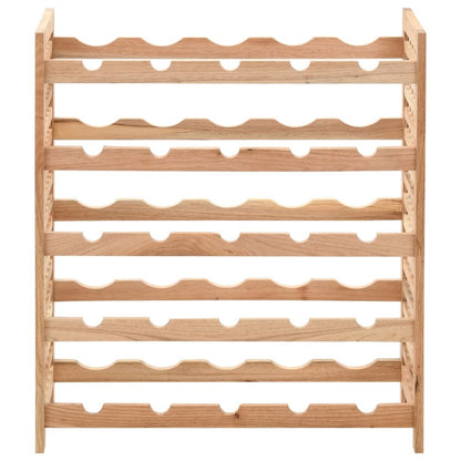 Wine Rack for 25 Bottles Solid Walnut Wood 24.8"x9.8"x28.7"