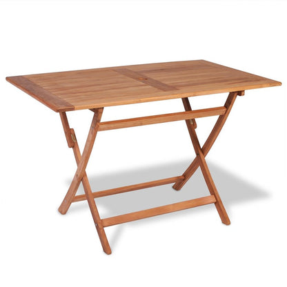 Garden Table And Chair Warm wood color Solid Teak wood 5-Piece Set