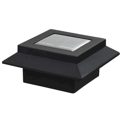 Solar Lamp Set of 12 Black Plastic and metal Compact Solar