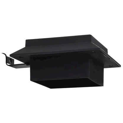 Solar Lamp Set of 12 Black Plastic and metal Compact Solar