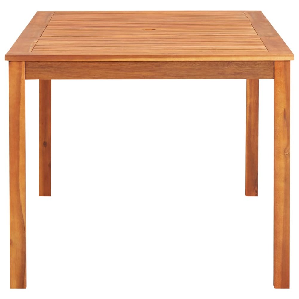 Dining Table Natural Solid Acacia Wood 59.1 x 35.4 x 29.1 in