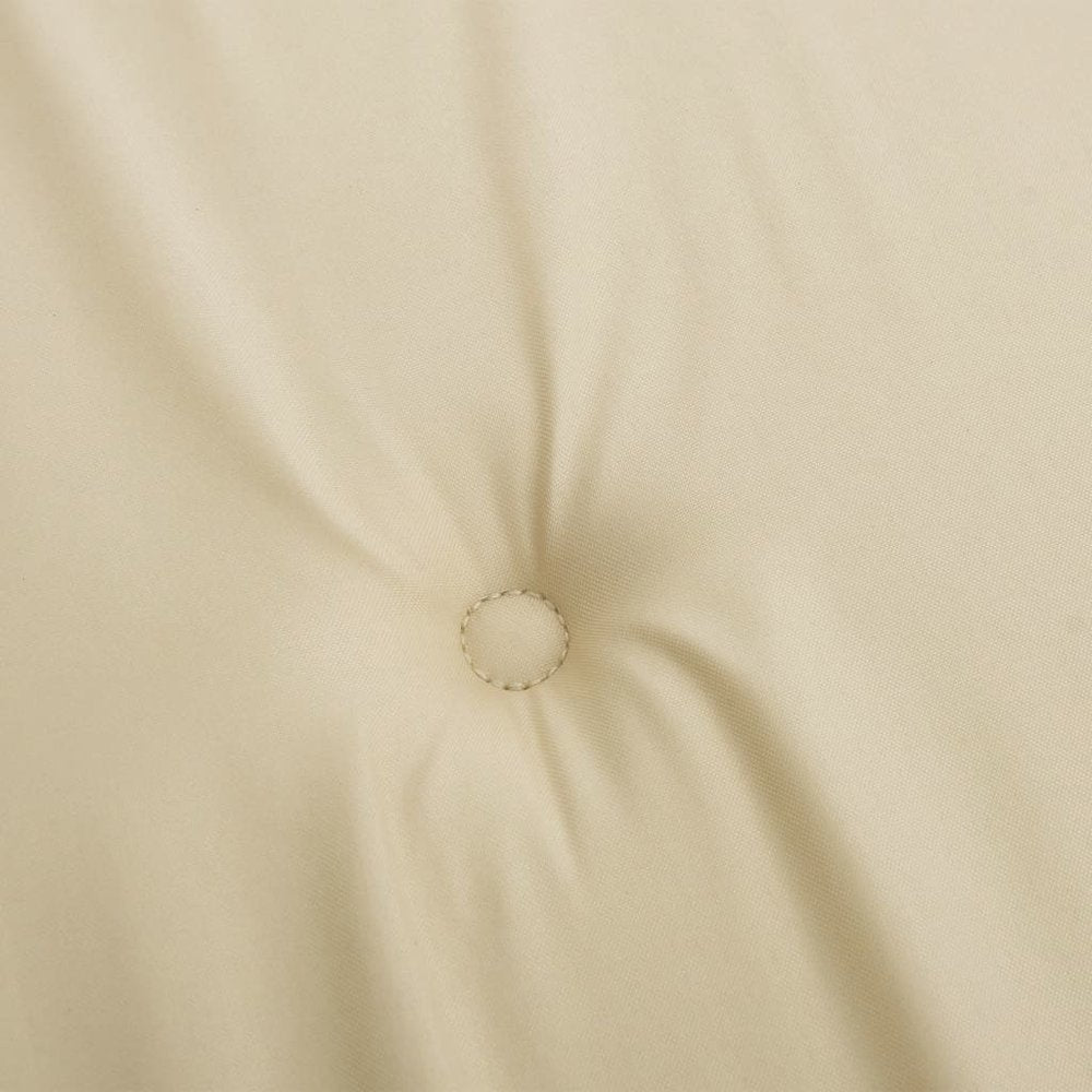 Chair Cushion Set of 2 Beige Oxford fabric (100% polyester)