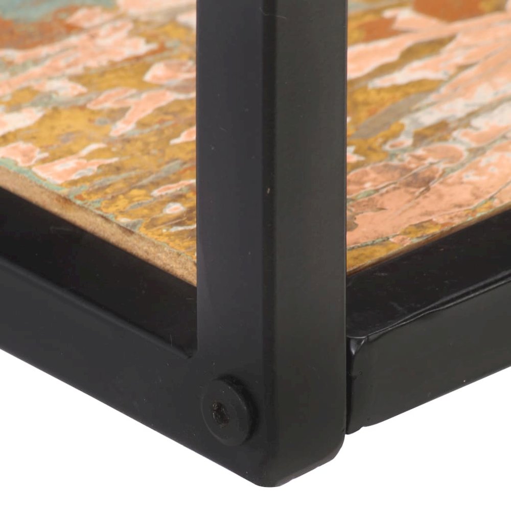 Wall Shelf Set of 2 Mixed color with Black