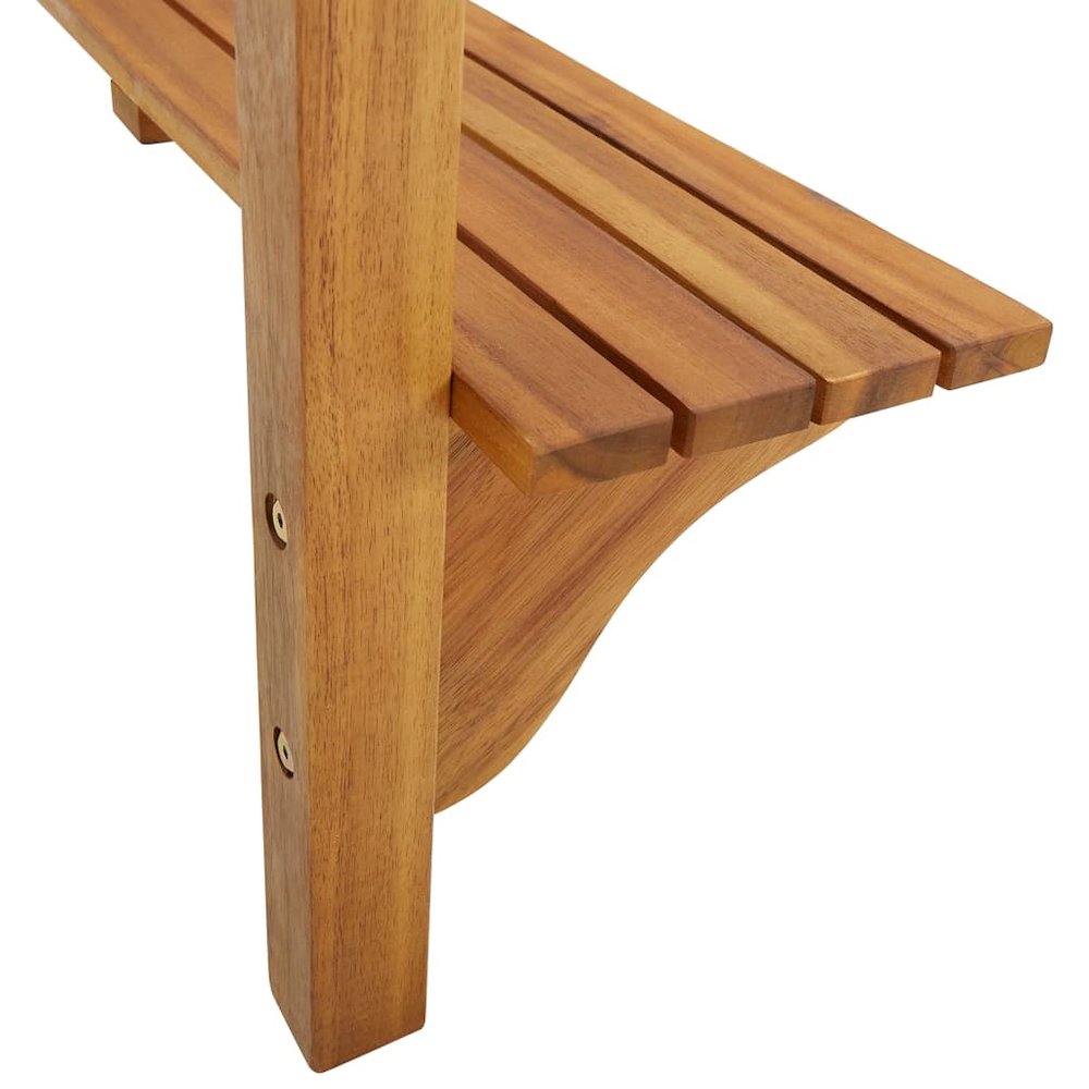 Bar Table Natural wood Solid acacia wood Medium Footrest