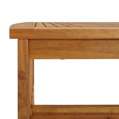 Garden Lounge Set Brown Solid acacia wood Medium Durable
