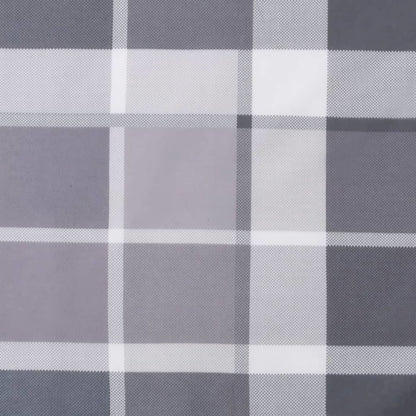 Sun Lounger Cushion Grey Check Pattern Oxford fabric (100% polyester)