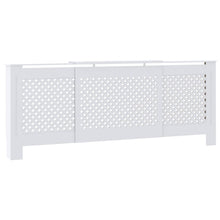 vidaXL MDF Radiator Cover White 80.7", 325555