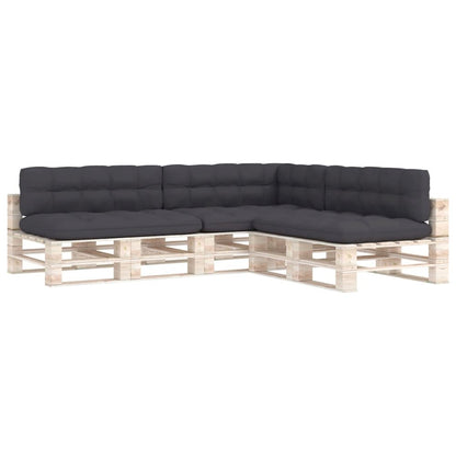 Pallet Sofa Cushion Set of 7 Anthracite 100% polyester Large