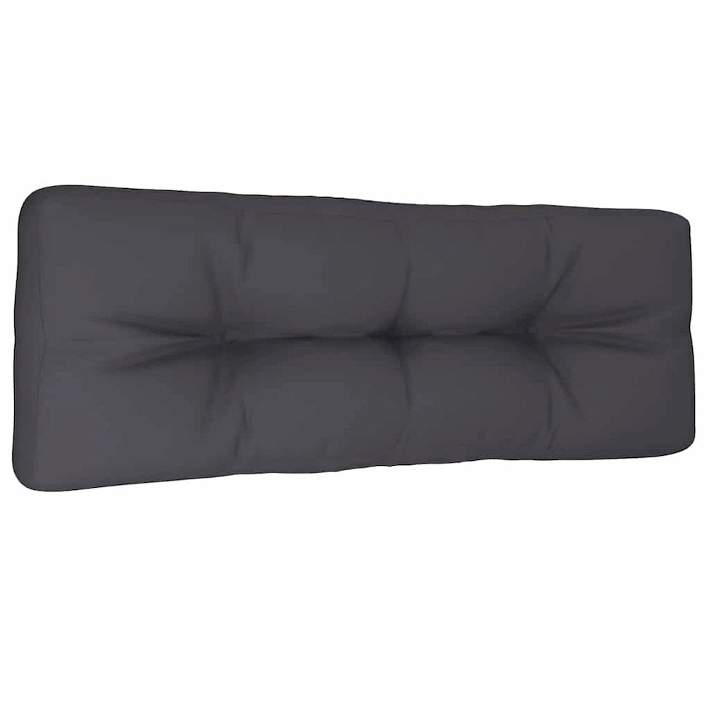 Pallet Cushion Anthracite 100% Polyester 47.2 x 15.7 x 4.7 in