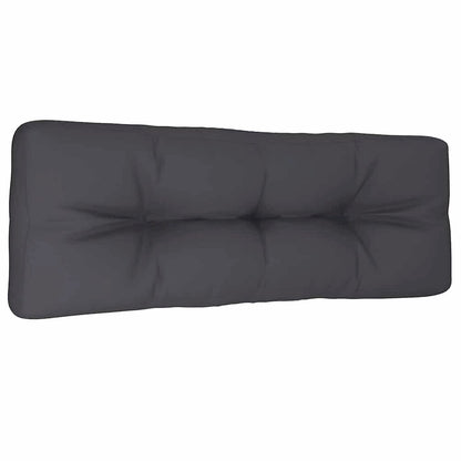 Pallet Cushion Anthracite 100% Polyester 47.2 x 15.7 x 4.7 in