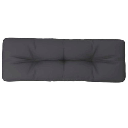 Pallet Cushion Anthracite 100% Polyester 47.2 x 15.7 x 4.7 in