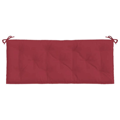 Garden Bench Cushion Set of 2 Wine Red