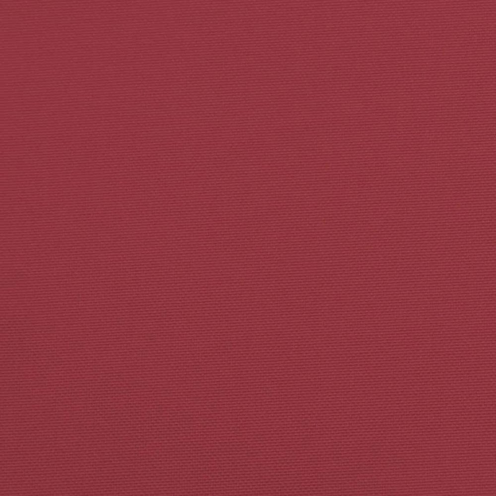 Garden Bench Cushion Set of 2 Wine Red