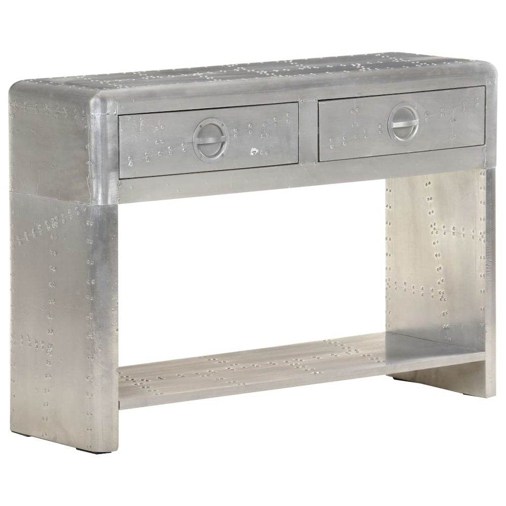 Aviator Sideboard Silver Metal Medium Aviator Sideboard