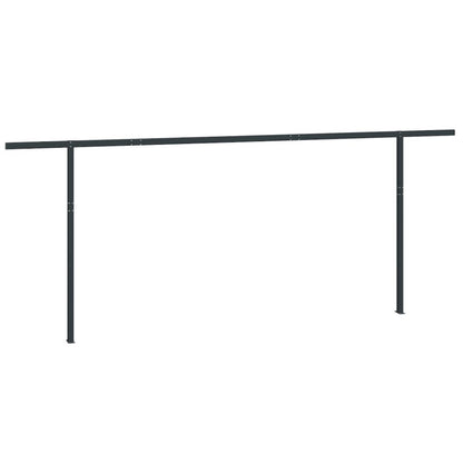 Awning Post Set Anthracite Iron 236.2 x 96.5 in Height-Adjustable