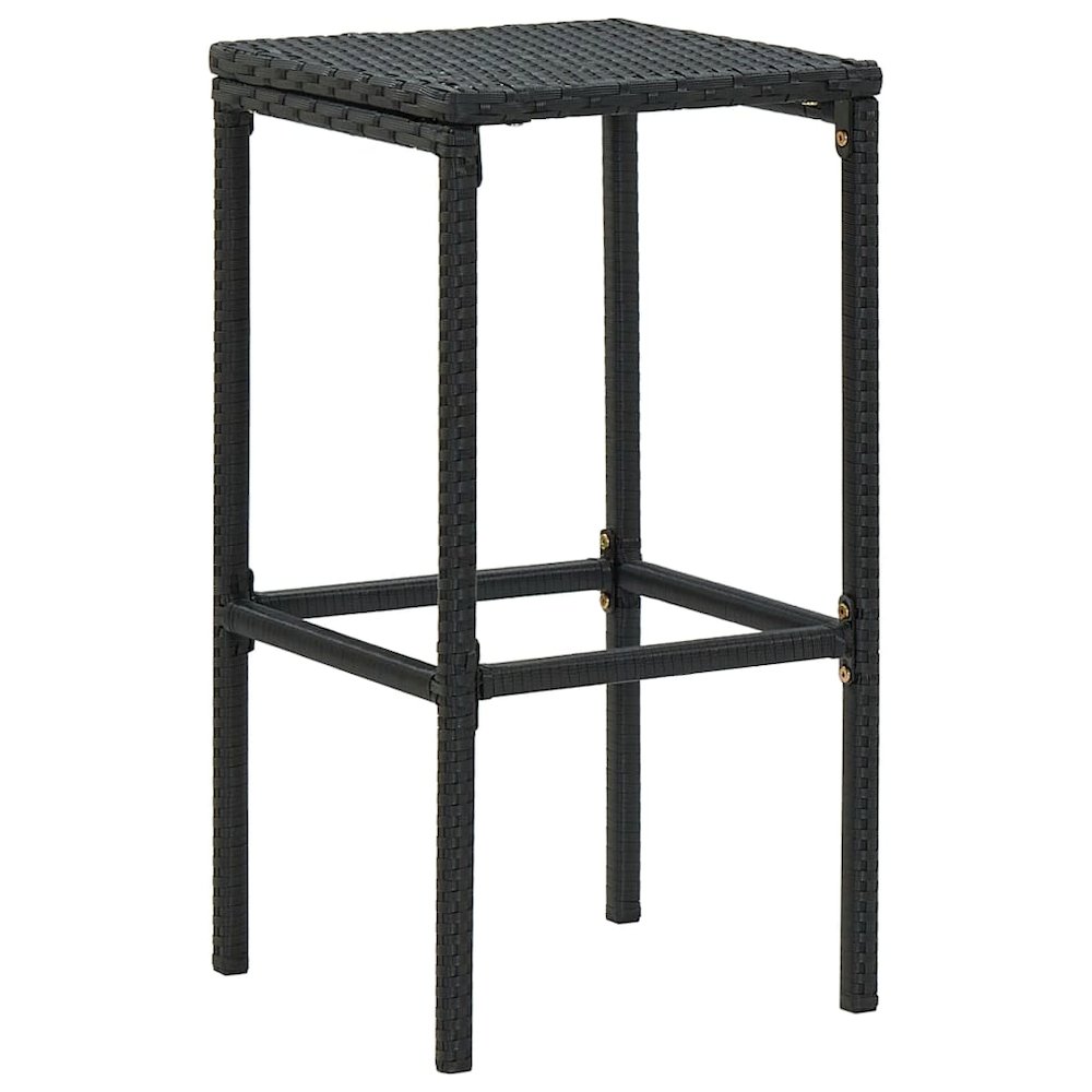 Garden Bar Set Black, Cream white