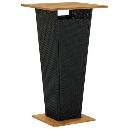 Garden Bar Set Black, Cream white
