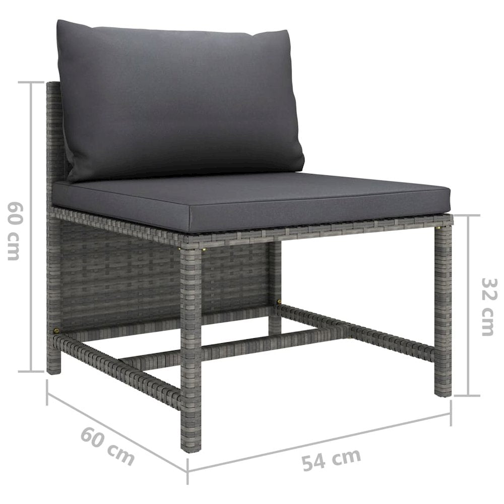 Garden Lounge Set Grey