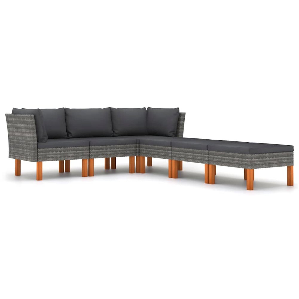Garden Lounge Set Grey