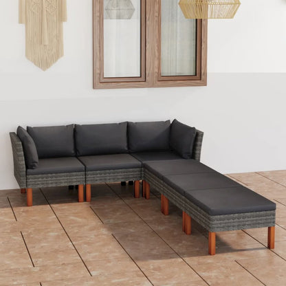 Garden Lounge Set Grey