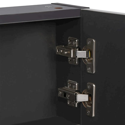 Bathroom Cabinet Anthracite MDF with melamine finish Medium