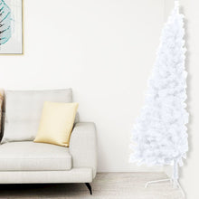Artificial Half Christmas Tree White PVC