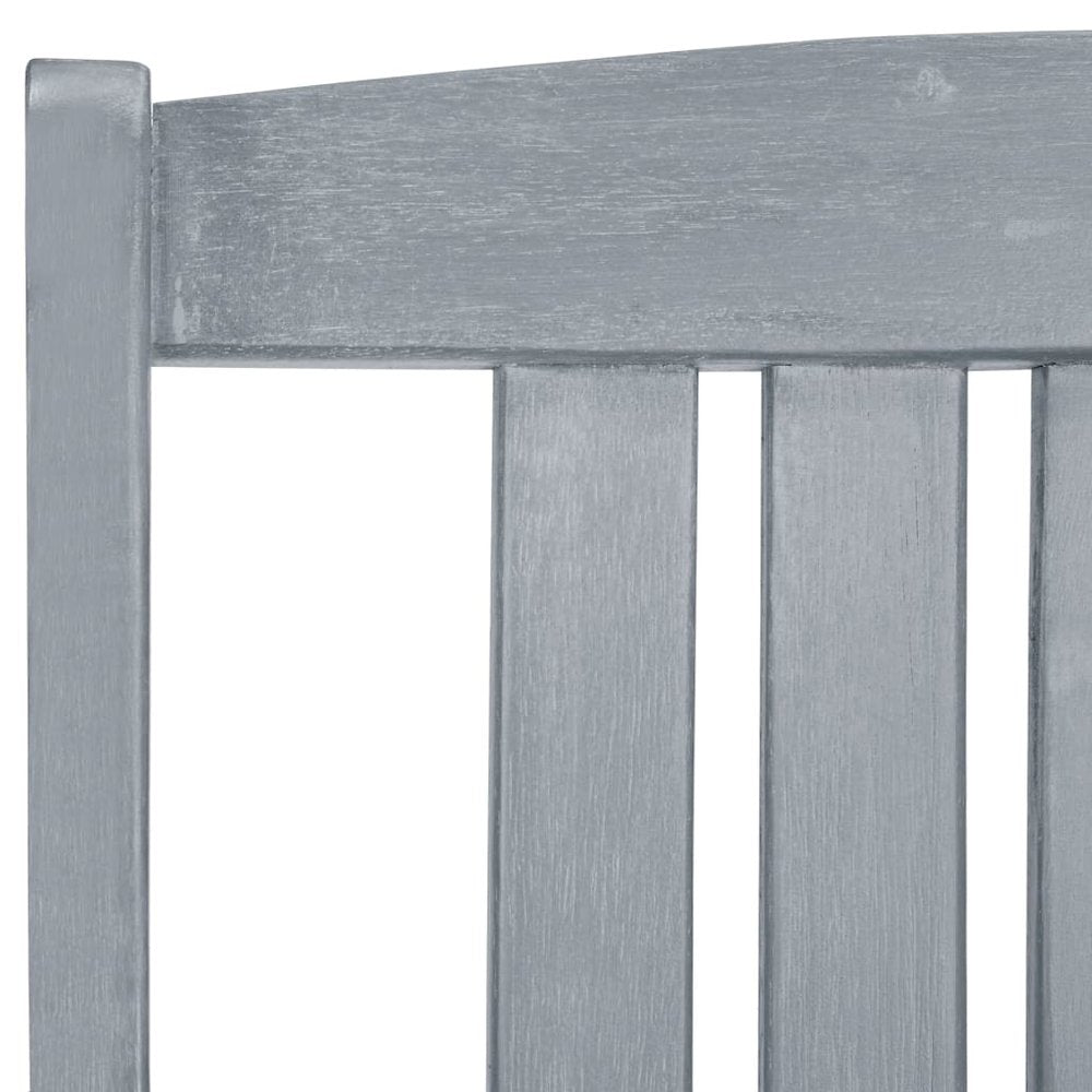 Patio Chair Set of 6 Grey