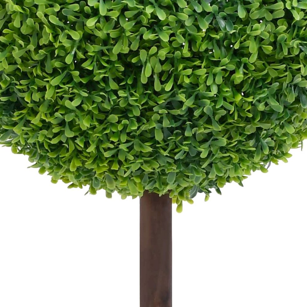 Artificial Plant Mixed Green Polyethylene and Solid Eucalyptus Wood