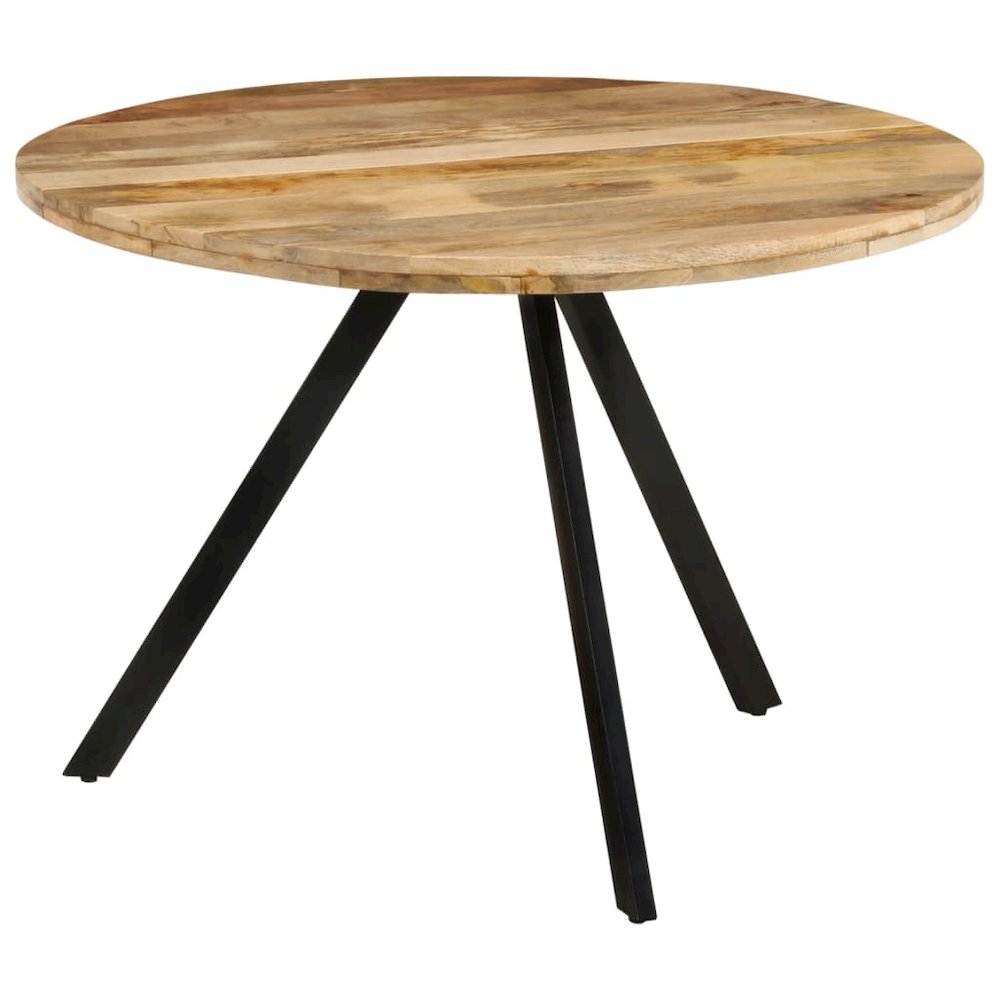 Wooden Dining Table Brown and Black