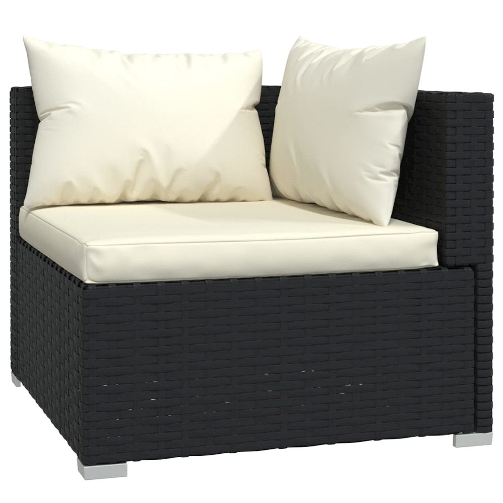 3-seater Sofa Black