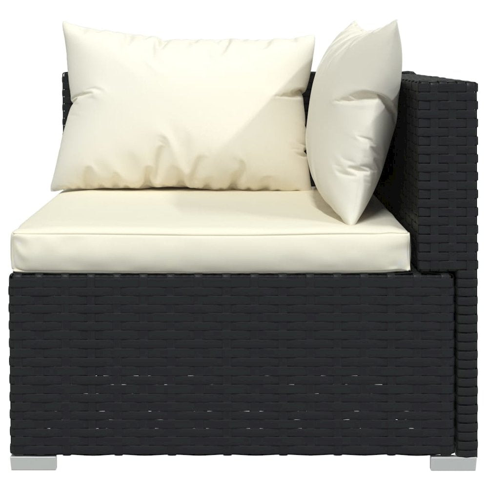 3-seater Sofa Black