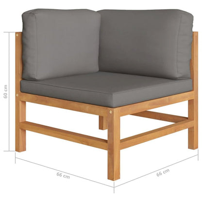 2-seater Garden Sofa Teak Teak wood Medium Durable