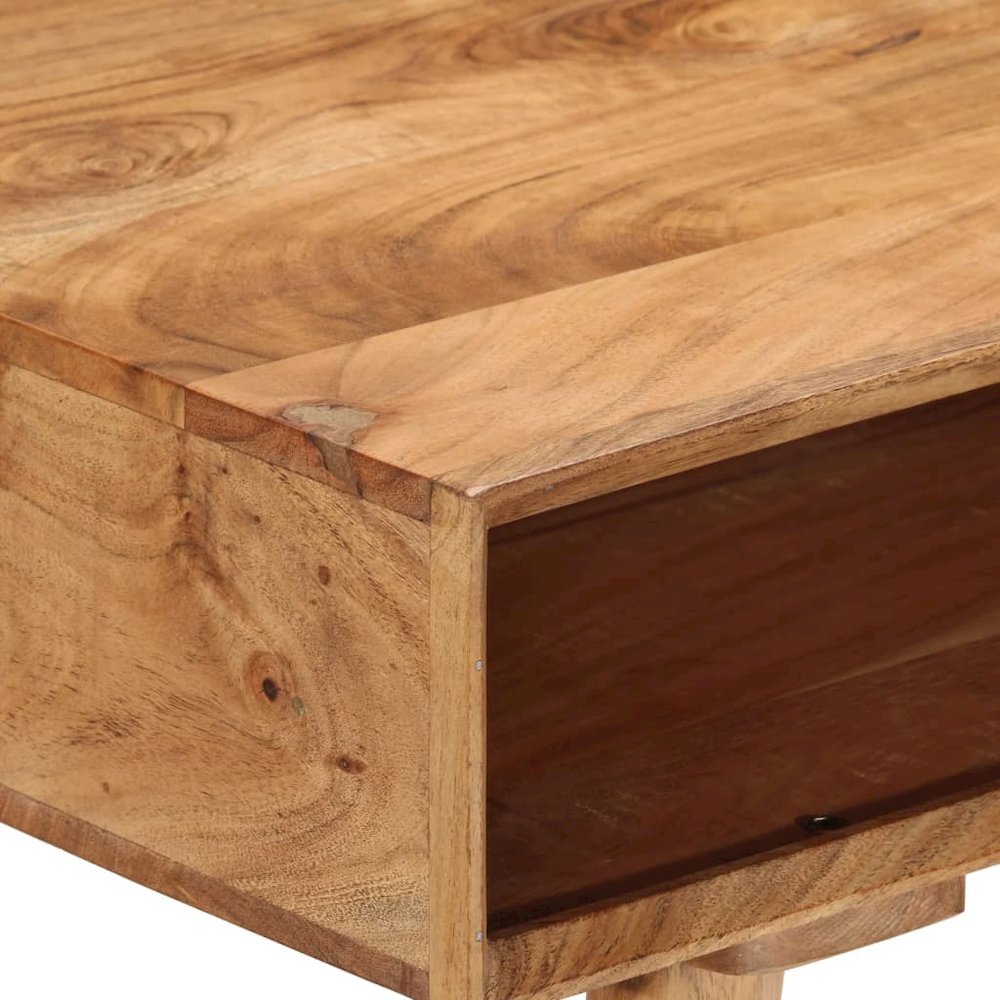 Writing Desk Natural Wood Solid Acacia wood Medium Writing Desk