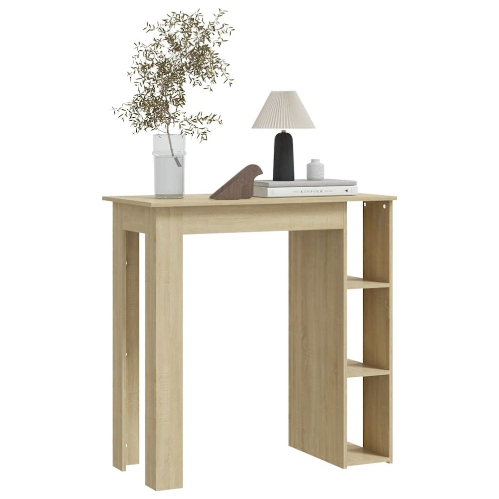 Bar Table Sonoma Oak Engineered Wood High Table Bar Table