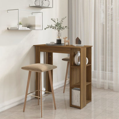 Bar Table Brown oak Engineered wood Medium Bar Table